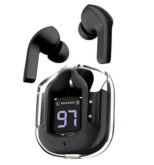 Ultrapods Earbud, Bluetooth Earbuds with Display Color BLACK