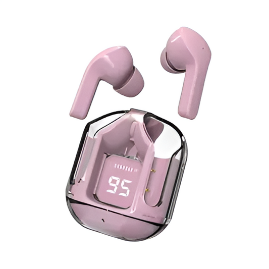 Ultrapods Earbud, Bluetooth Earbuds with Display Color PINK