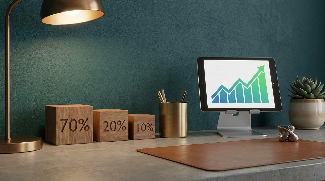 The 70/20/10 Budget Rule Explained for Effortless Wealth Building