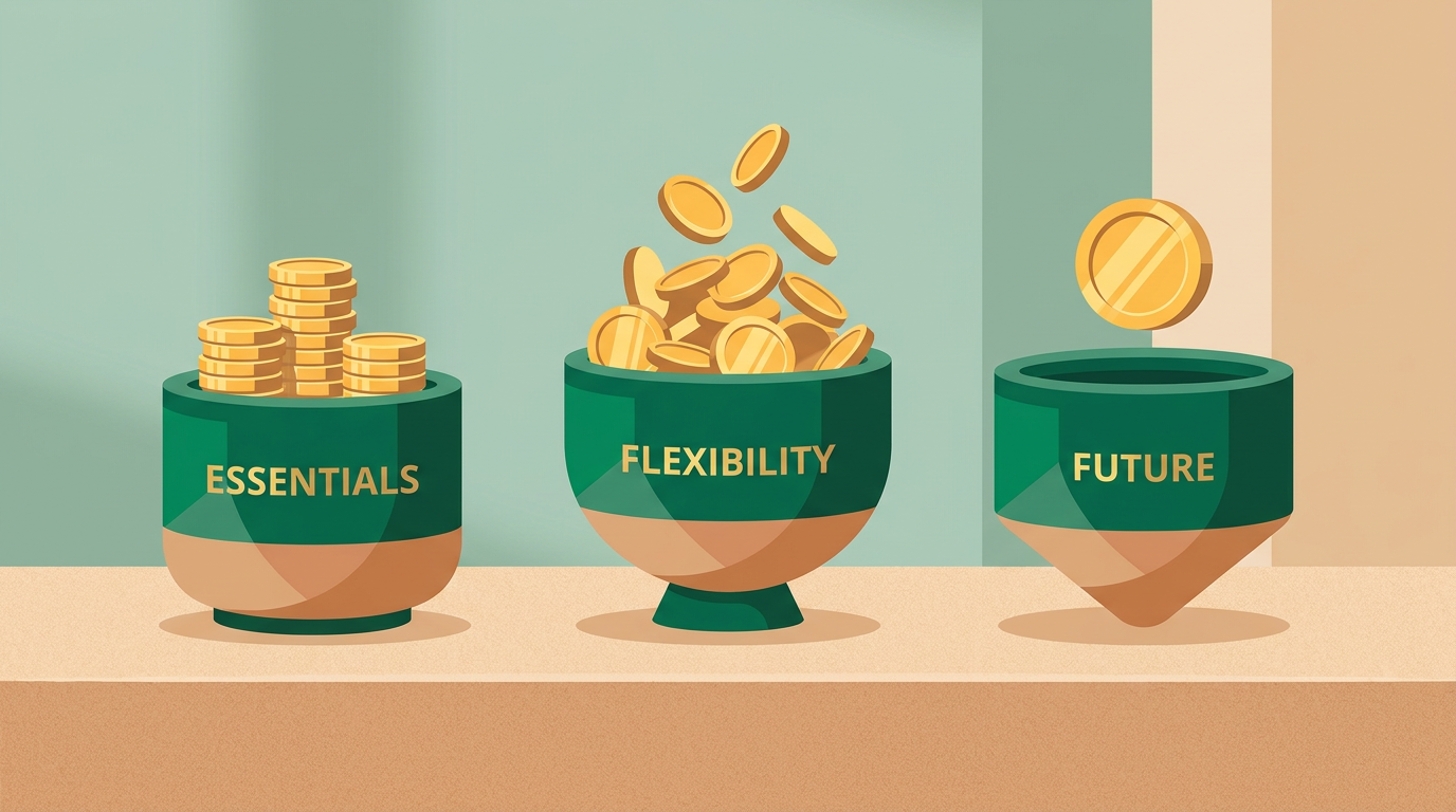 The Three-Bucket Budget: The Low-Stress Alternative to Tracking Every Dollar